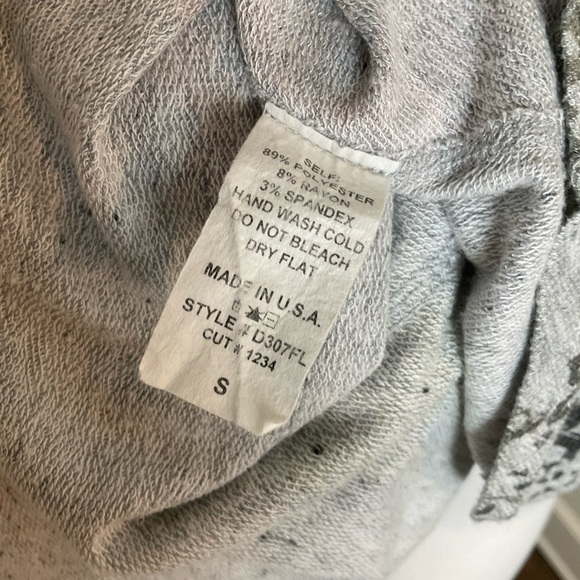 Inoah Gray Mini Dress | Rare | Pockets | Wearable Art | USA | Small - Picture 11 of 11